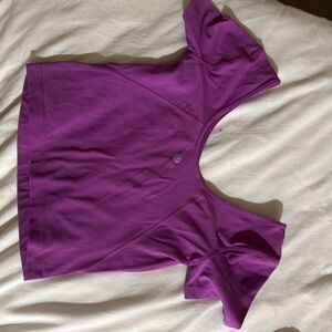 lululemon athletica Vibrant Purple Short Sleeve Top